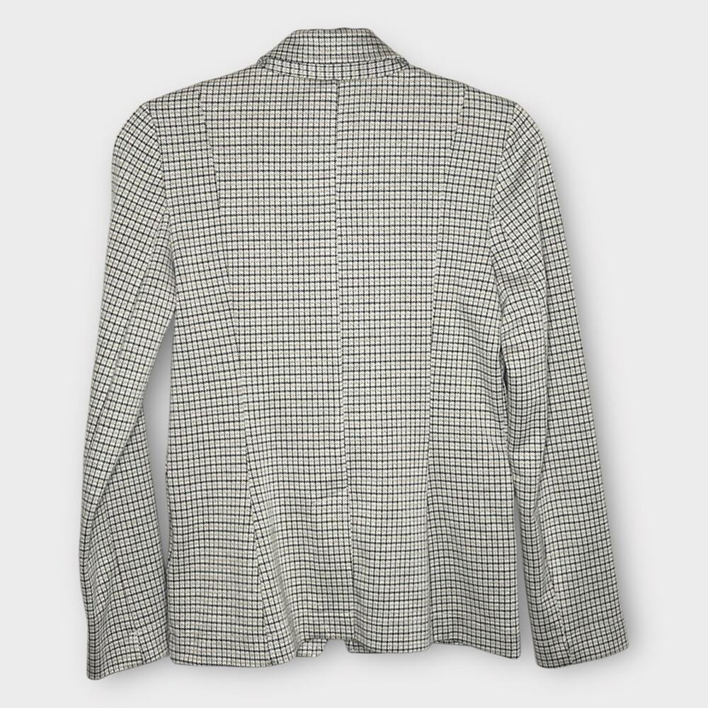 ANTHROPOLOGIE  Maeve Collegiate Knit Houndstooth Soft Blazer Jacket size XS - Picture 3 of 6